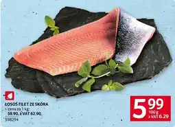 Selgros Łosoś filet ze skórą oferta