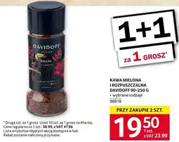 Selgros Kawa Davidoff liofilizowana rozpuszczalna 100 g lub 90 g różne rodzaje oferta