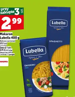 Topaz Makaron Lubella 400 g Świderki, Spaghetti oferta