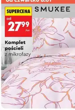 Biedronka Komplet pościeli z mikrofazy oferta