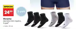 Biedronka Skarpety damskie lub męskie 3 pak oferta
