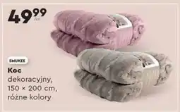 Biedronka Koc dekoracyjny, 150 x 200 cm, różne kolory oferta