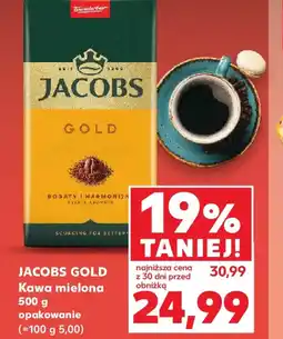 Kaufland Jacobs Kawa mielona Gold oferta
