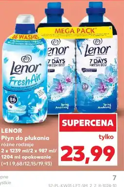Kaufland Lenor Płyn do płukania oferta