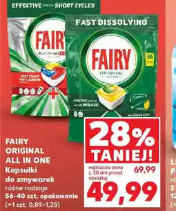 Kaufland Fairy Kapsułki do zmywarek oferta