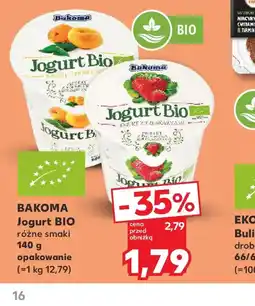 Kaufland Bakoma Jogurt BIO oferta