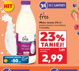 Kaufland Mleko świeże Free oferta