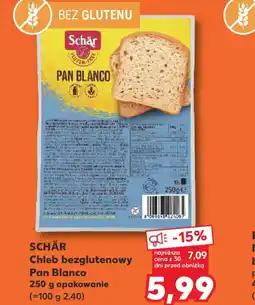 Kaufland Schär Chleb bezglutenowy Pan Blanco oferta
