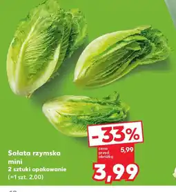 Kaufland Sałata rzymska mini oferta