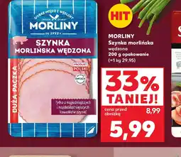 Kaufland Morliny Szynka morlińska wędzona oferta