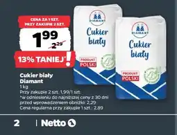 Netto Cukier biały Diamant 1kg oferta