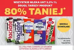 Netto Mleko UHT 3,2% 1l (różne marki Łaciate, Mleko Wypasione, Mlekovita) oferta