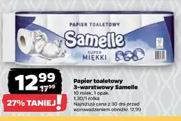 Netto Papier toaletowy 3-warstwowy Samelle 10 rolek oferta