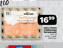 Netto Jaja z chowu ściółkowego Od Kokoszki rozmiar M 20 szt oferta