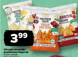 Netto Chrupki piramidki proteinowe Popcrop oferta