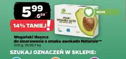Netto Wegański tłuszcz do smarowania o smaku awokado Naturale oferta