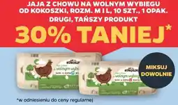Netto Jaja z chowu na wolnym wybiegu Od Kokoszki, 10 szt., rozmiar M/L oferta