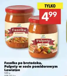 Fasolka po bretońsku, Pulpety w sosie pomidorowym Lewiatan