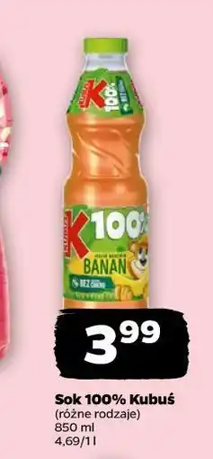 Netto Sok 100% Kubuś oferta