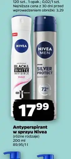 Netto Antyperspirant w sprayu Nivea oferta