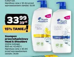 Netto Szampon przeciwłupieżowy Head & Shoulders oferta