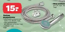 Netto Zestaw prysznicowy (słuchawka + wąż + uchwyt) oferta