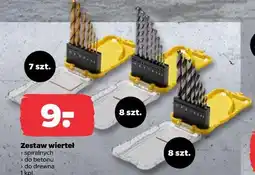 Netto Zestaw wierteł spiralnych do betonu i do drewna (7 szt., 8 szt.) oferta