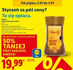 Lidl Kawa rozpuszczalna Eduscho Family 200 g oferta