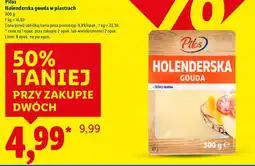 Lidl Ser Holenderska Gouda w plastrach 300 g oferta