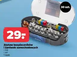 Netto Zestaw bezpieczników i żarówek samochodowych H4, H7, 30 szt oferta