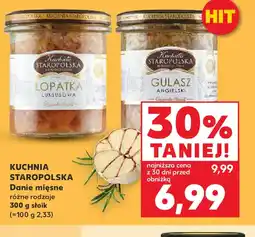 Kaufland Kuchnia Staropolska Danie mięsne oferta
