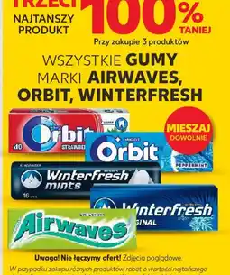 Kaufland Airwaves Orbit Winterfresh gumy oferta