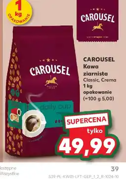 Kaufland CAROUSEL Kawa ziarnista oferta