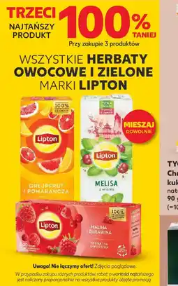 Kaufland Lipton herbaty owocowe i zielone oferta