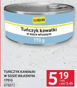 Selgros Tuńczyk kawałki w sosie własnym 170 g oferta