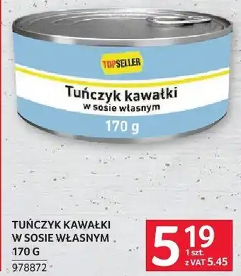 Tuńczyk kawałki w sosie własnym 170 g