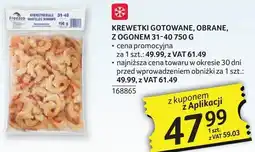 Selgros Krewetki białe surowe bez głowy obrane 30-40 oferta