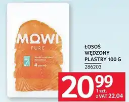 Selgros Łosoś wędzony plastry Mowi 100 g oferta