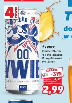 Kaufland Zywiec Piwo 0% alk. oferta