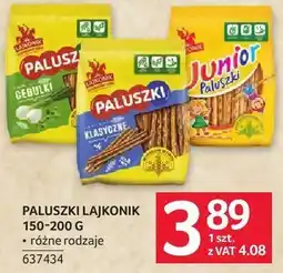 Selgros Paluszki lajkonik 150-200 g różne rodzaje oferta