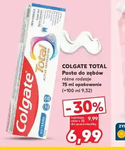 Kaufland Colgate Pasta do zębów Total oferta
