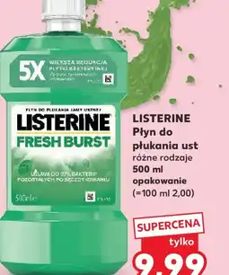 Kaufland Listerine płyn do płukania ust oferta