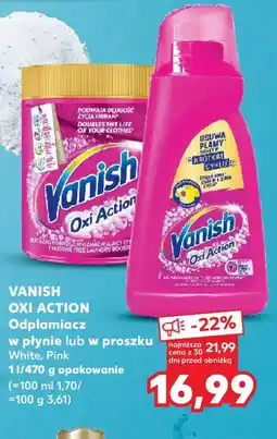 Kaufland Vanish Oxi Action Odplamiacz oferta
