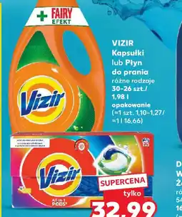 Kaufland Vizir Kapsułki lub Płyn do prania oferta
