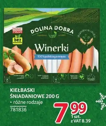 Kiełbaski śniadaniowe Dolina Dobra 200 g