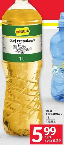 Selgros Olej rzepakowy Topseller 1L oferta