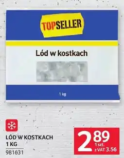 Selgros Lód w kostkach Topseller 1kg oferta