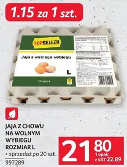 Selgros Jaja z chowu na wolnym wybiegu rozmiar L Topseller oferta