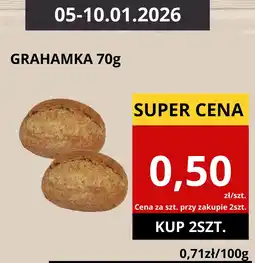 Supeco Bułka grahamka 70g oferta