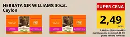 Supeco Herbata Sir Williams Ceylon 30szt oferta